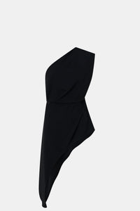 Ghost view CAMILLA AND MARC Ciran Asymmetric Top in Black crafted from 100% Australian wool.
