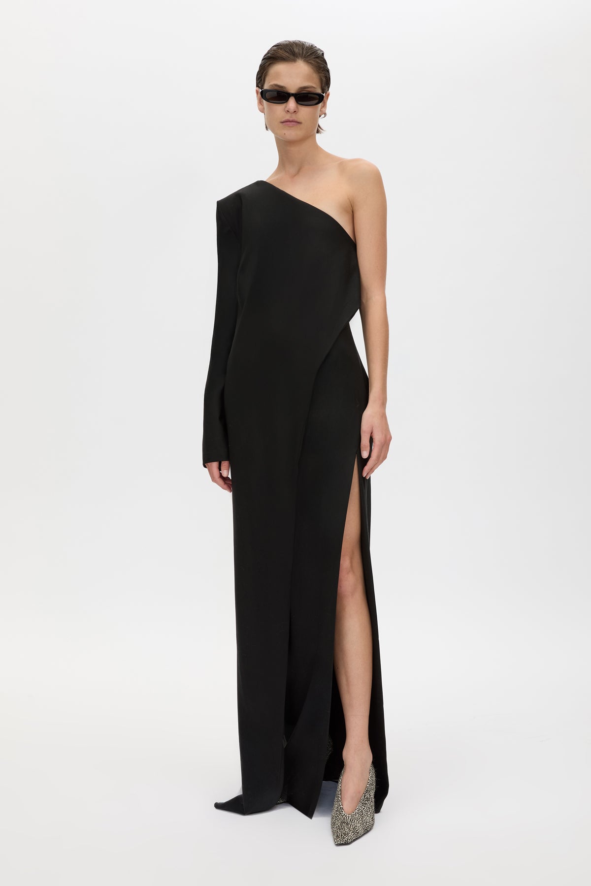 camilla one shoulder maxi dress Camilla Satin One Shoulder Maxi Dress in Pink