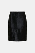 Contour Leather Skirt