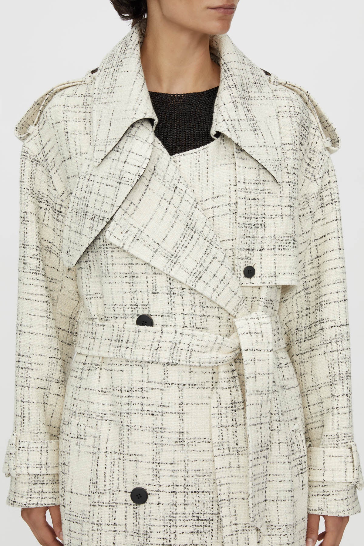 DESIGNERS REMIX Chelsea Button Trench チェルシー ボタン トレンチ