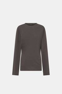 Dakota Long Sleeve Top - CAMILLA AND MARC Dakota long sleeve relaxed top in charcoal grey