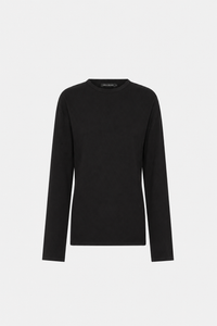 Ghost view CAMILLA AND MARC Dakota long sleeve top in black.