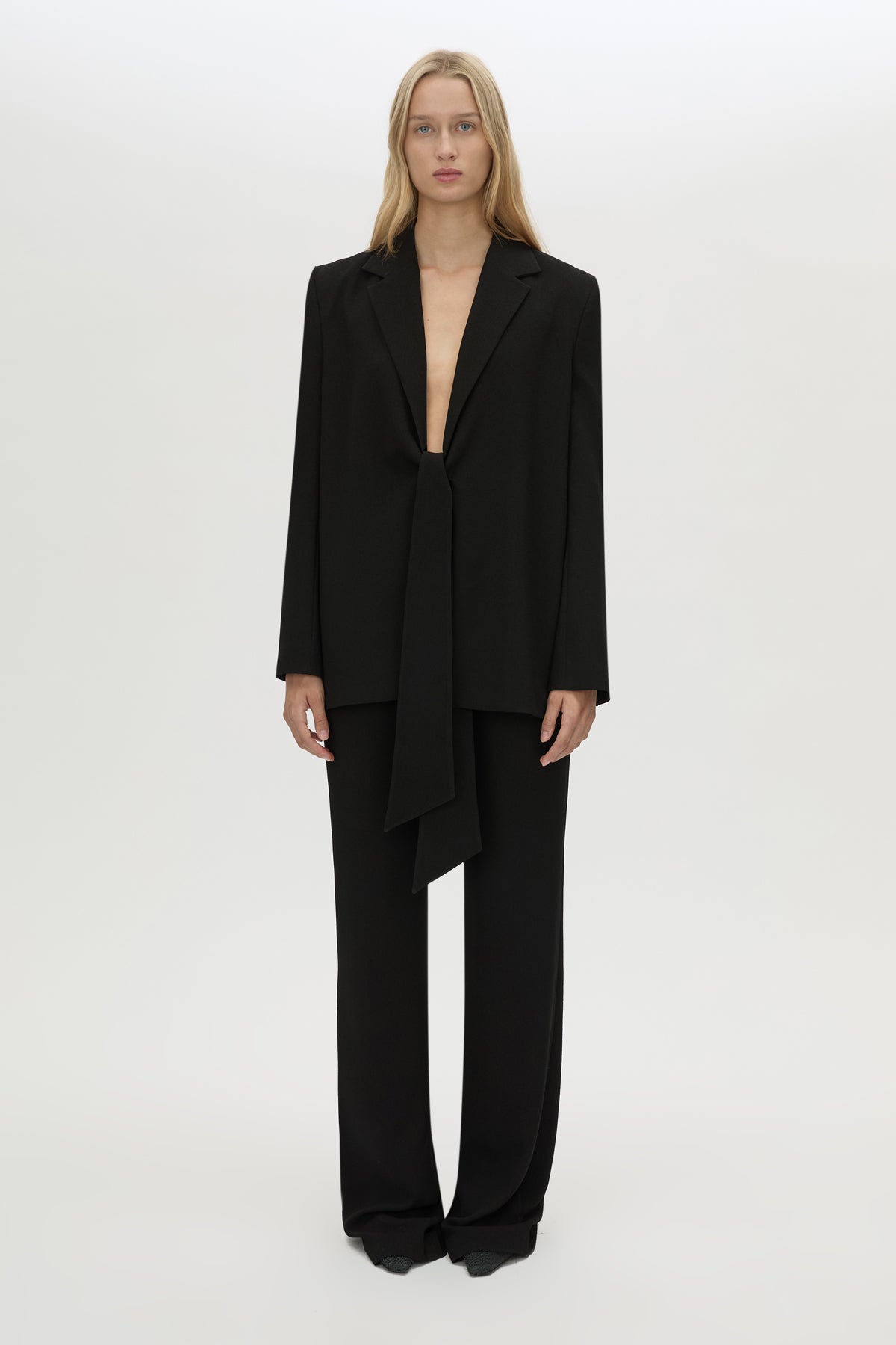Front view CAMILLA AND MARC Darien Blazer in black.