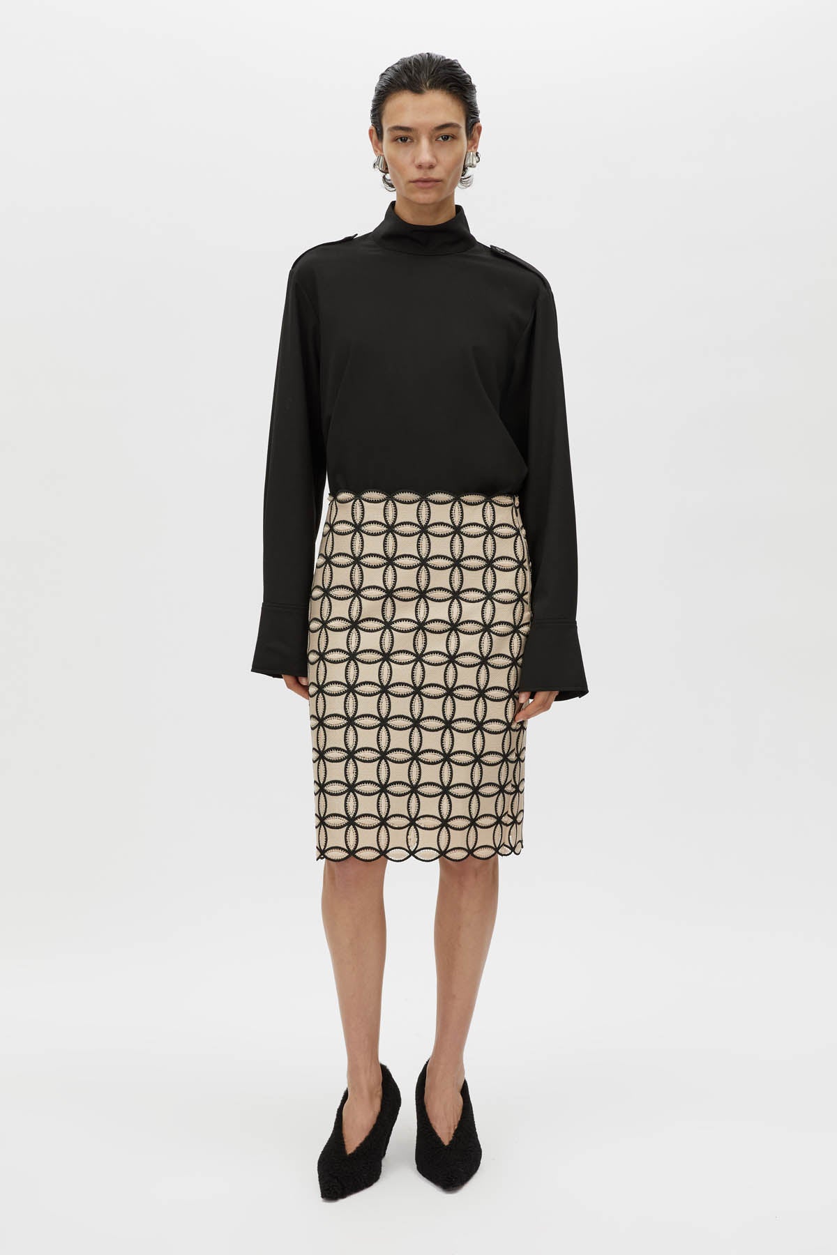 Deco Midi Skirt