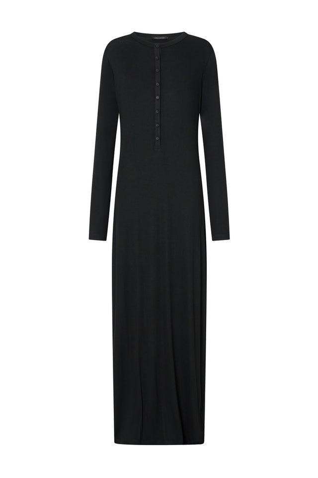 Delphin Button Down Dress in Black CAMILLA AND MARC® C&M