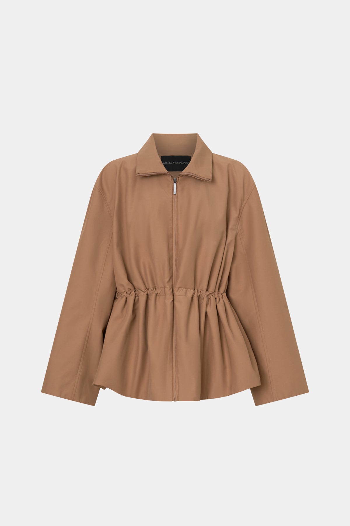 Ghost view CAMILLA AND MARC Devon soft gathered anorak in rosewood.