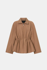 Ghost view CAMILLA AND MARC Devon soft gathered anorak in rosewood.
