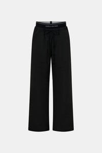 Ghost view CAMILLA AND MARC Dia Elastic Detail Pant in Black with logo detail.