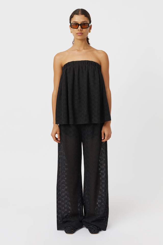 【関税込み】CAMILLA AND MARC ブラック Thera ベスト Dover Top in Black CAMILLA AND MARC® C&M