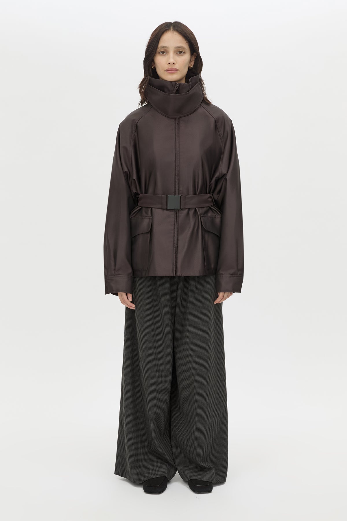 Drea Puffer Jacket in Espresso Brown - CAMILLA AND MARC® C&M