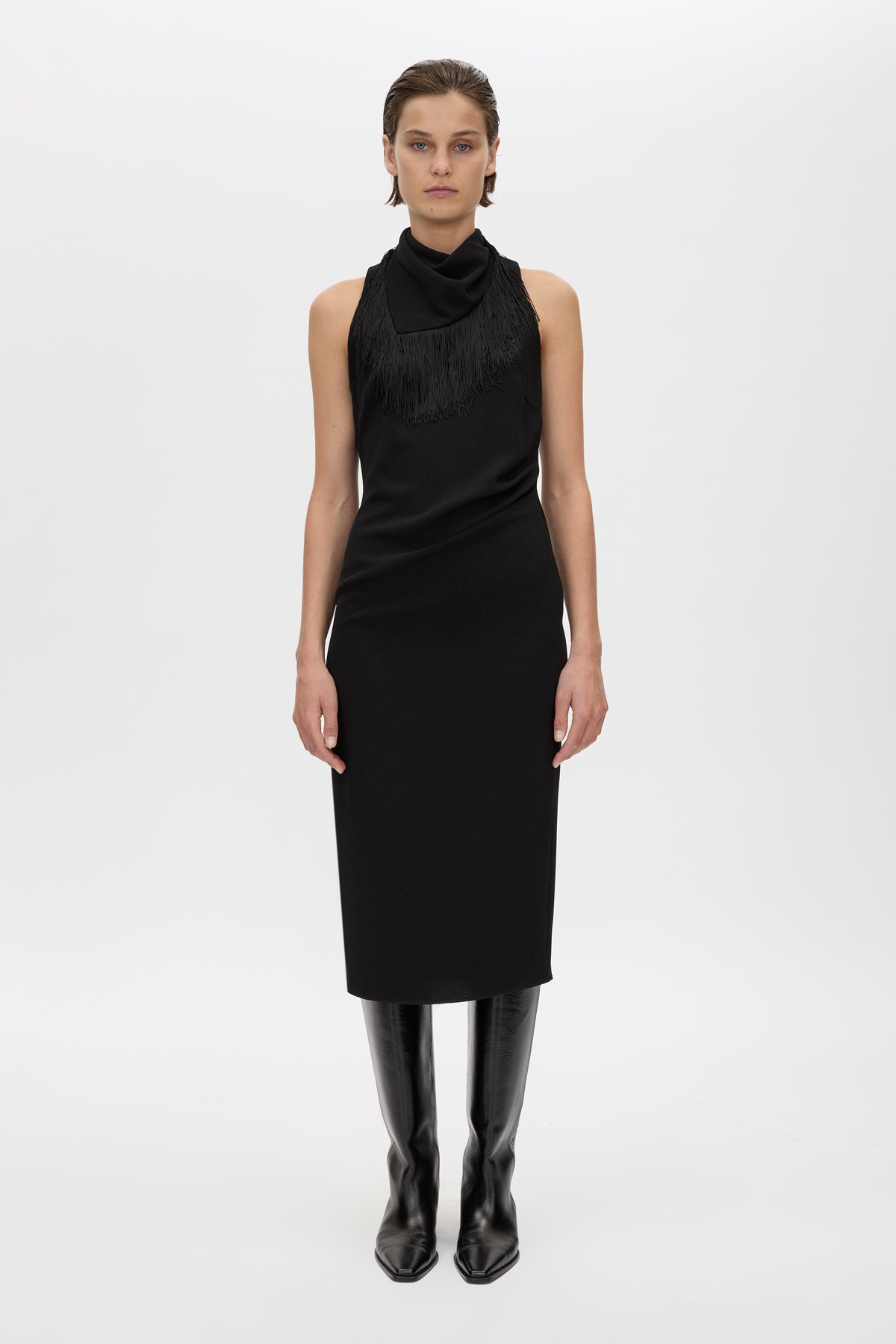 Dune Fringe Detail Midi Dress