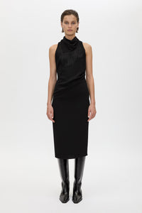 Dune Fringe Detail Midi Dress