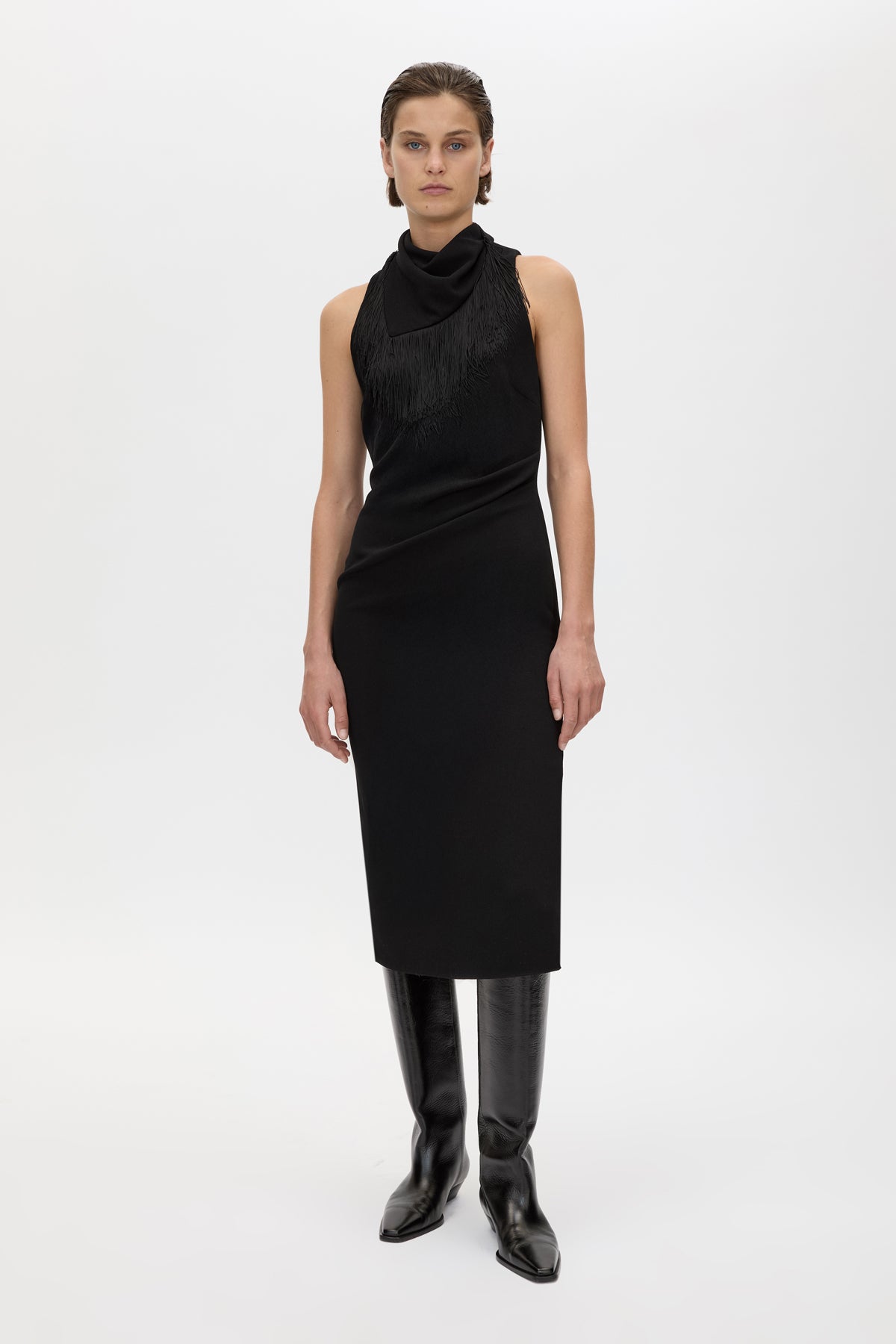 Dune Fringe Detail Midi Dress