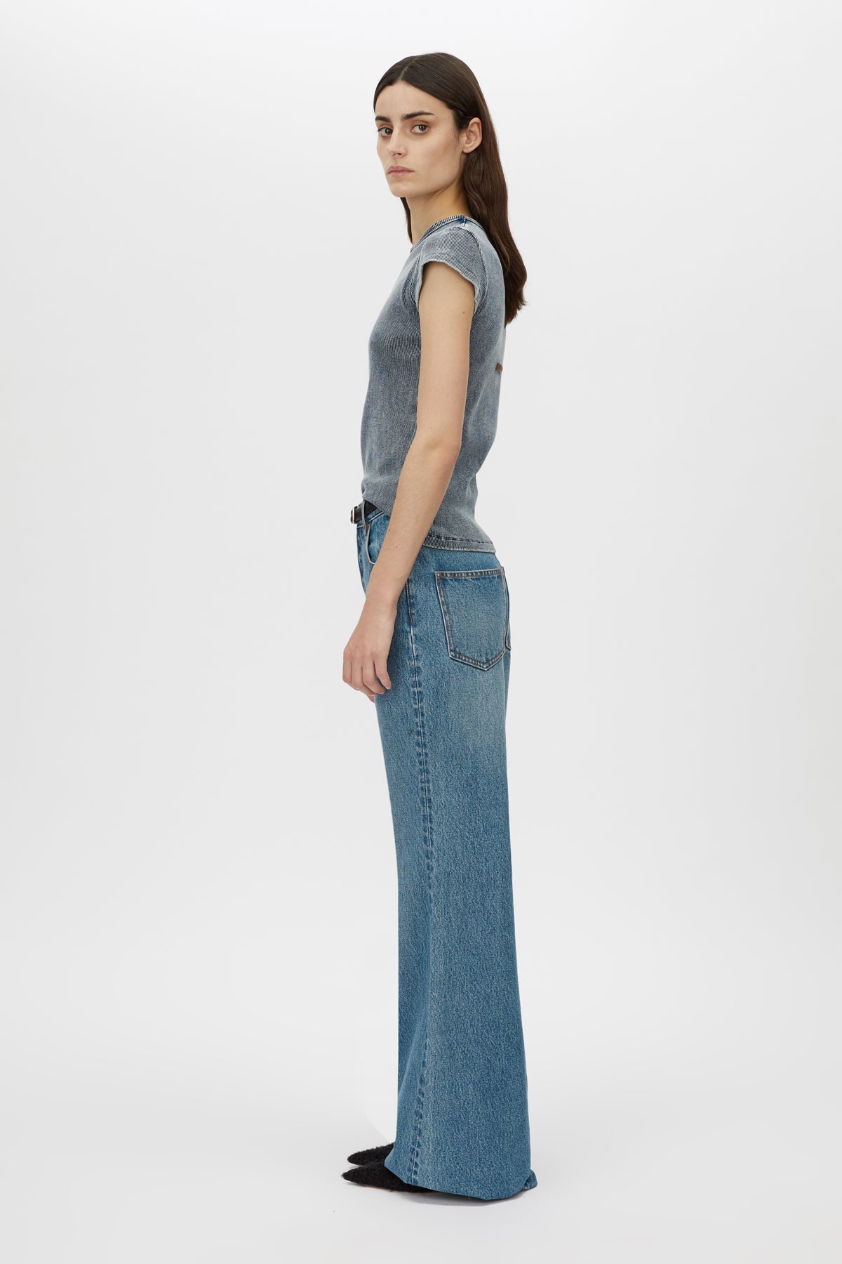 Elara Rib Logo Tee
