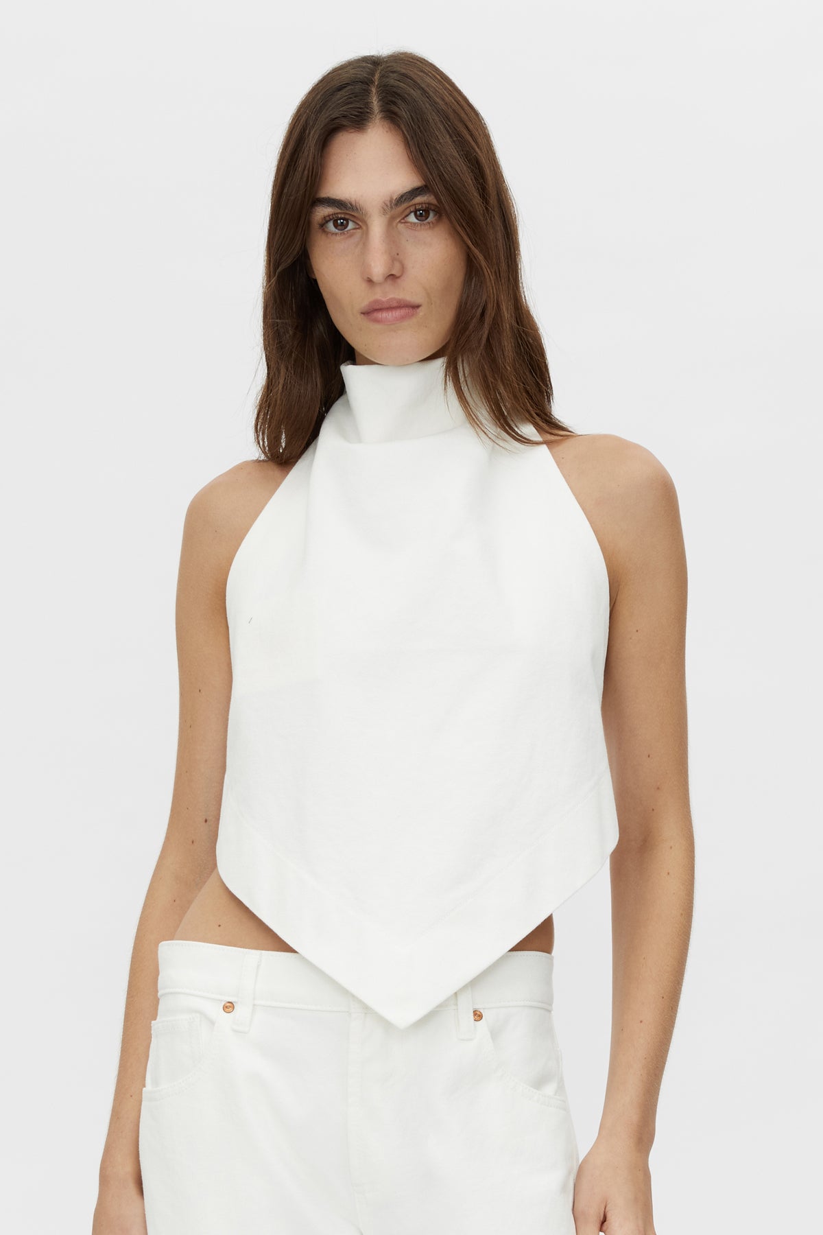 Eleni Denim Top