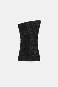 Elise Top - CAMILLA AND MARC Elise strapless sculpted bodice top in black
