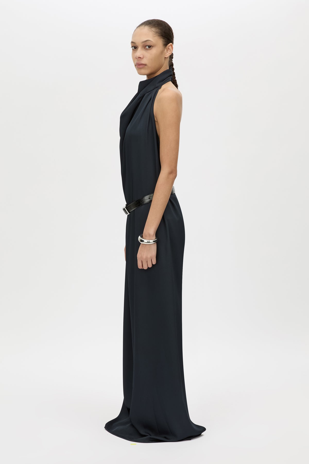 Elowyn Halter Maxi Dress in French Navy - CAMILLA AND MARC C&M Elowyn Halter Maxi Dress in French Navy - CAMILLA AND MARC C&M