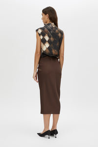 Elowyn Wrap Midi Skirt