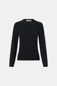 Ghost view CAMILLA AND MARC Esme Knit Sweater in Graphite Grey with crew neckline, ribbed trims and single‑jersey knit.