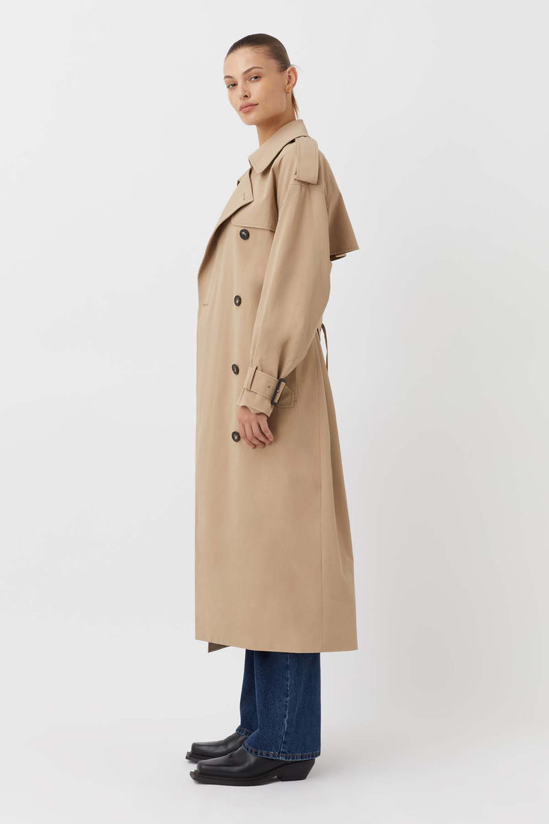 Evans Women's Trench Coat In Sand - CAMILLA AND MARC® Official | C&M