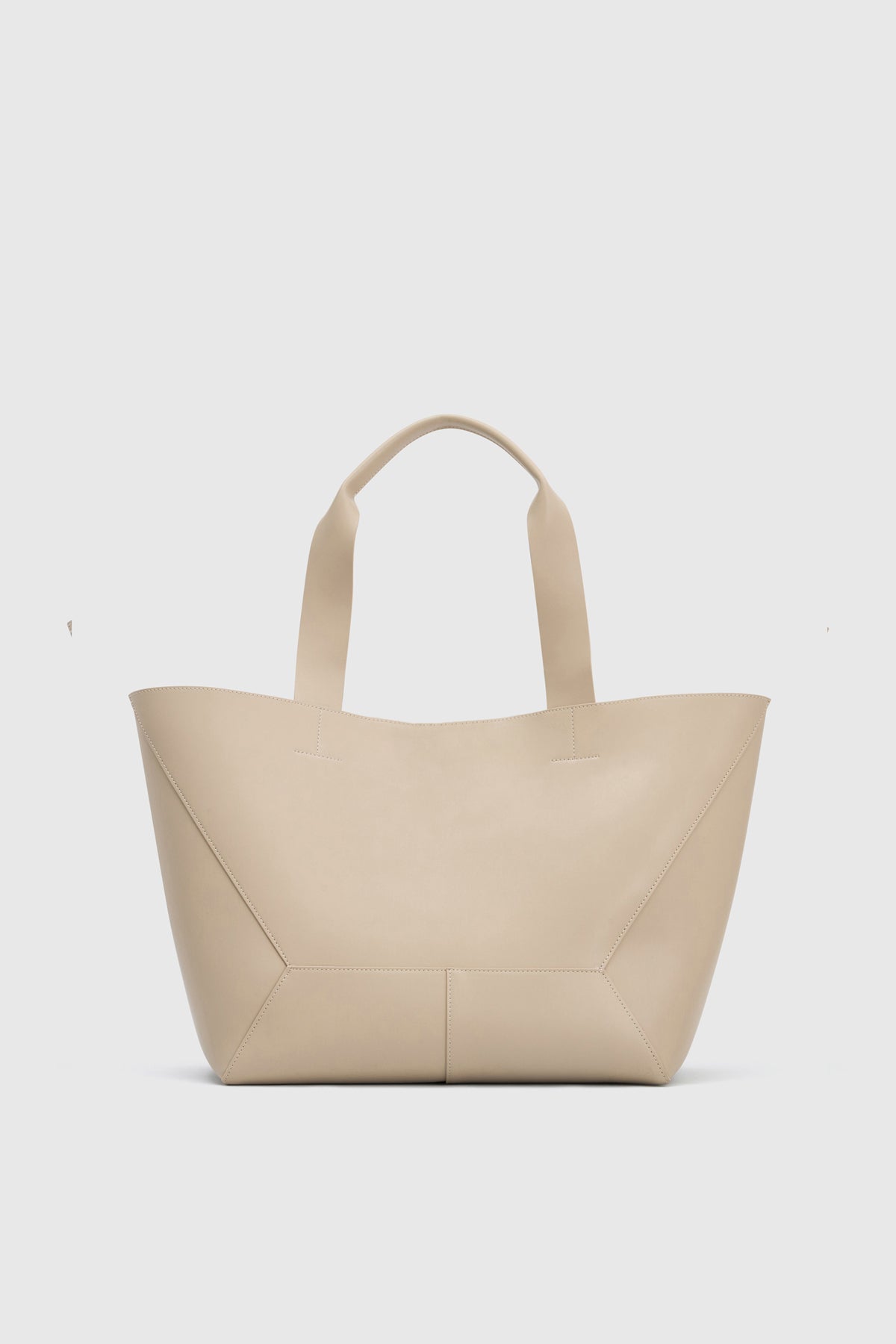 Ezra Tote - CAMILLA AND MARC Ezra geometric panelled tote in chalk