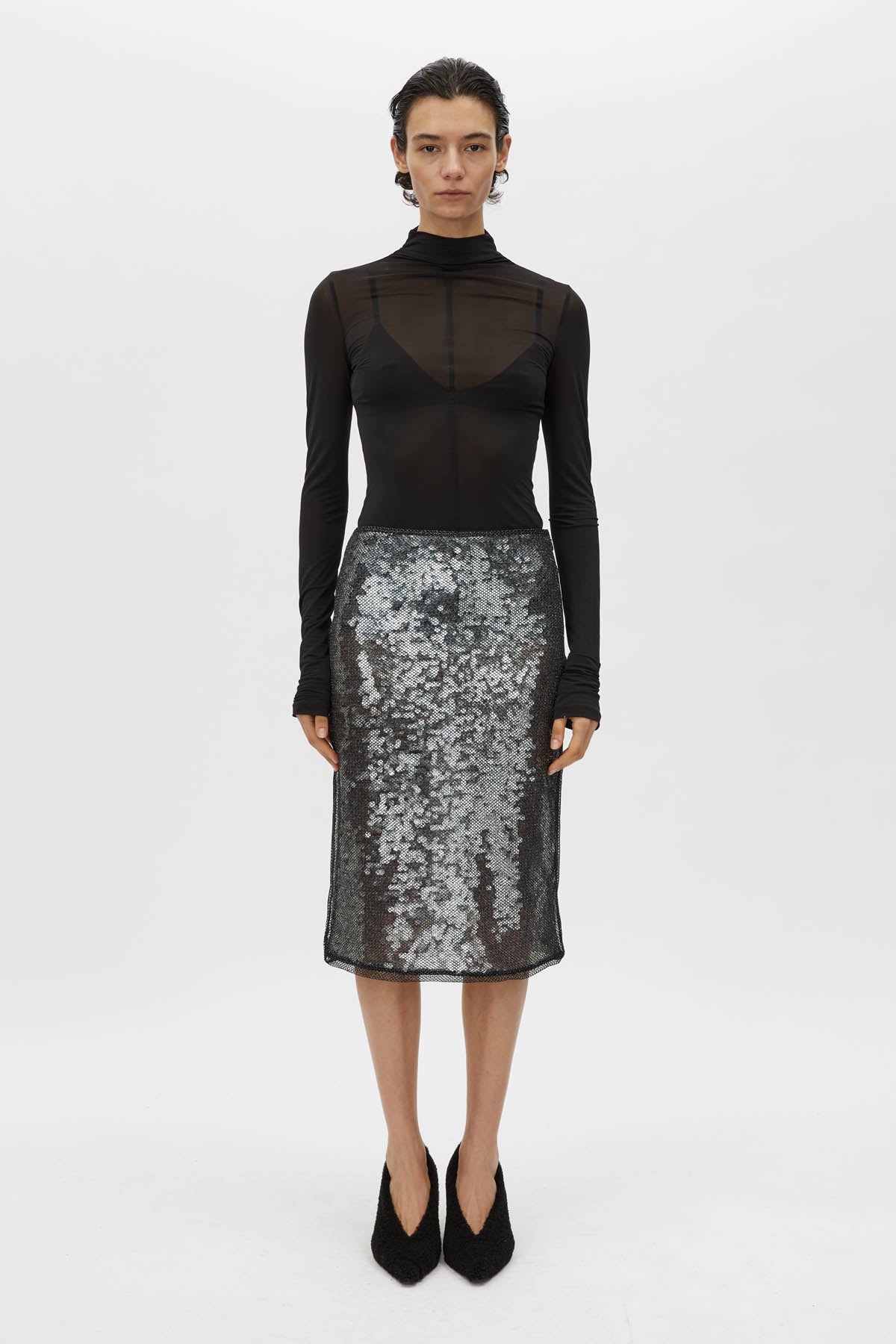 Facade Midi Skirt
