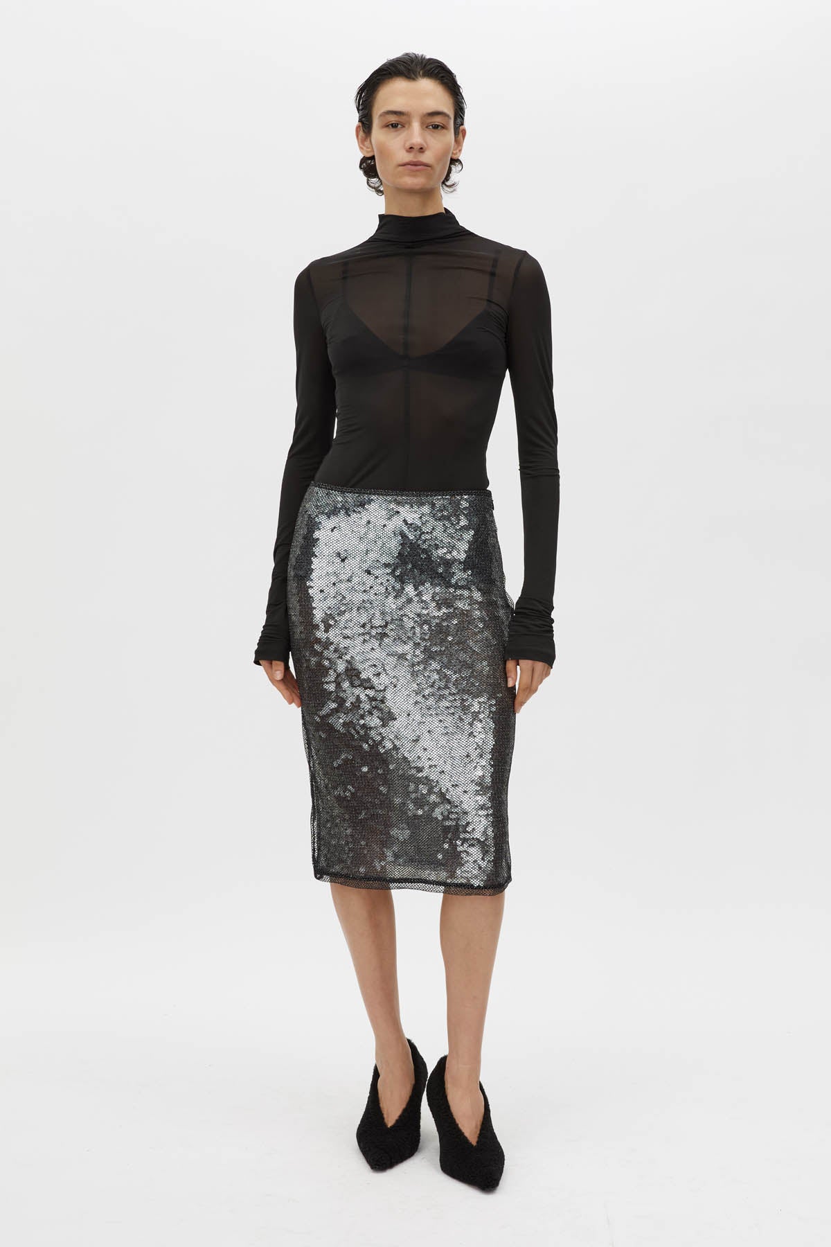 Facade Midi Skirt