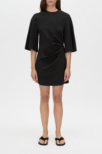 Felix Mini Dress - CAMILLA AND MARC Felix black relaxed fit mini dress