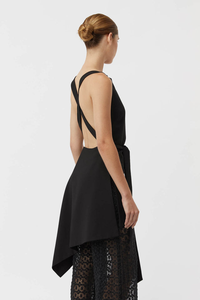 Finn Open-back Top in Black - CAMILLA AND MARC® Official C&M