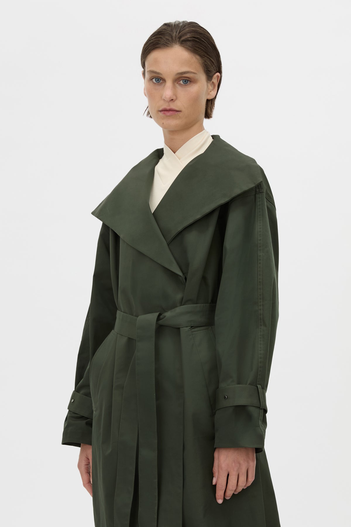 Gia Funnel Neck Coat