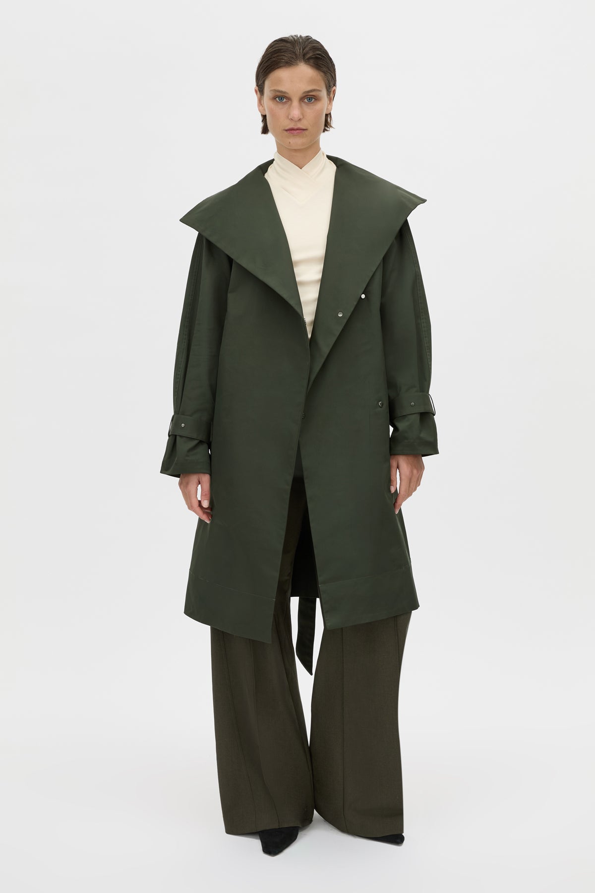 Gia Funnel Neck Coat