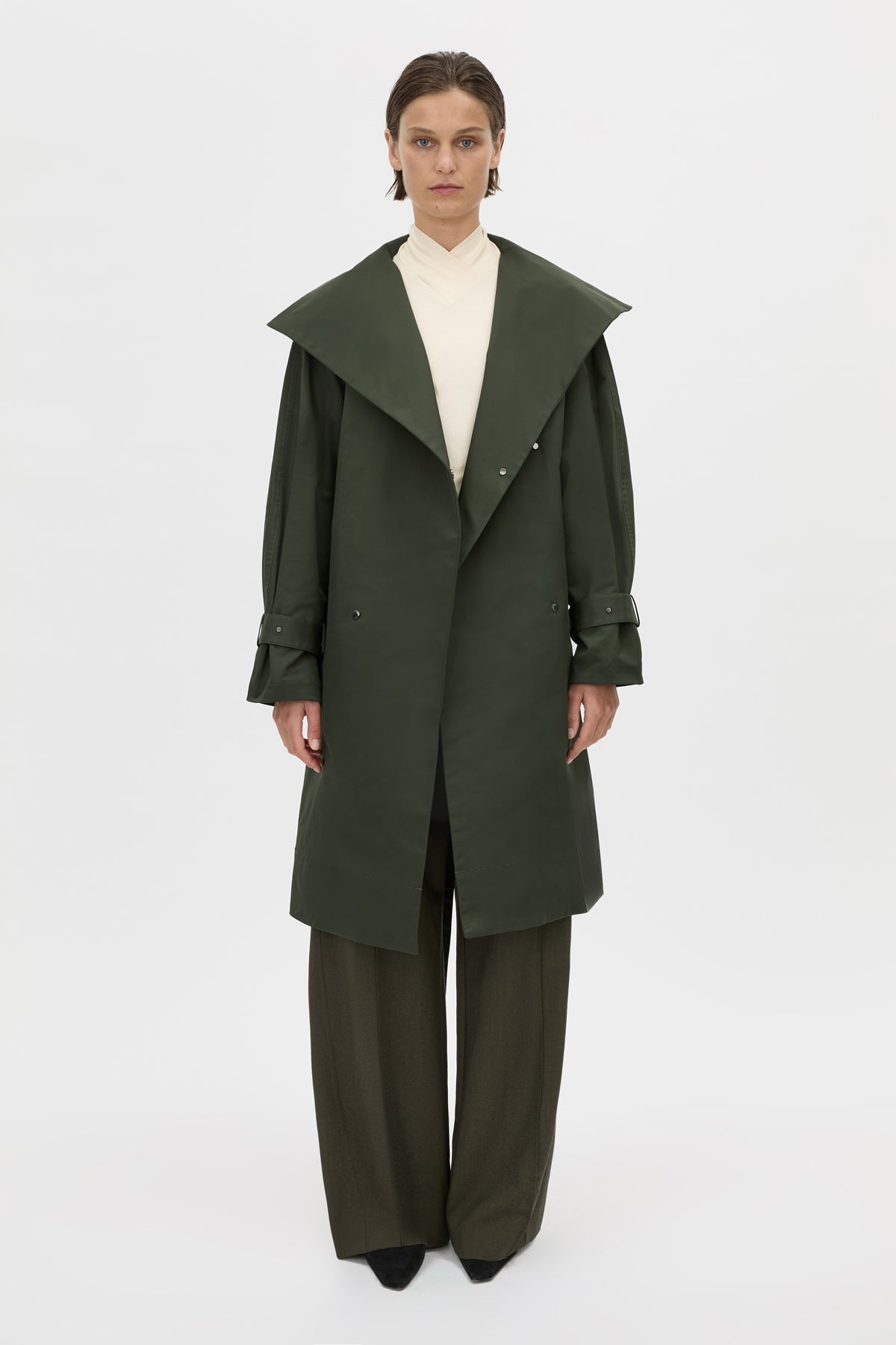 Gia Funnel Neck Coat