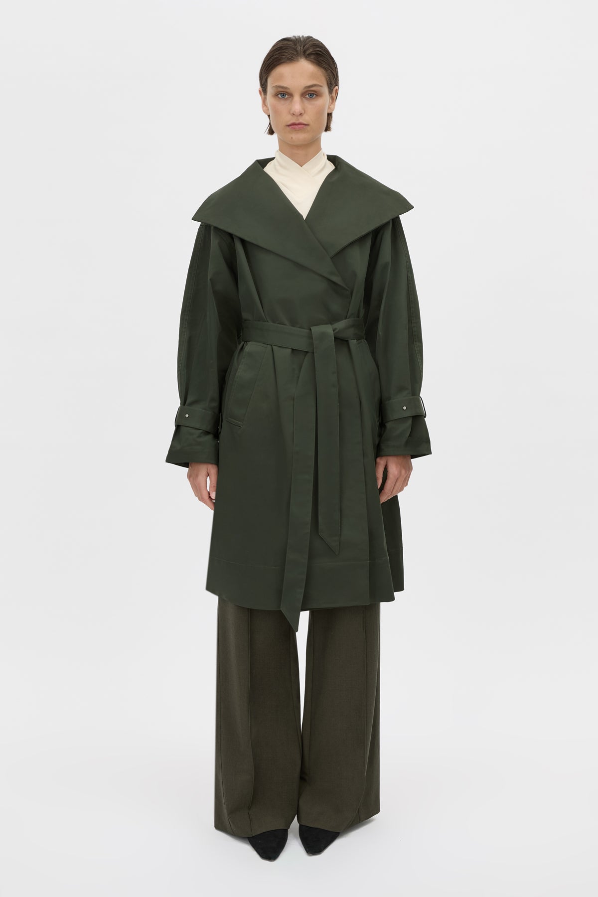Gia Funnel Neck Coat