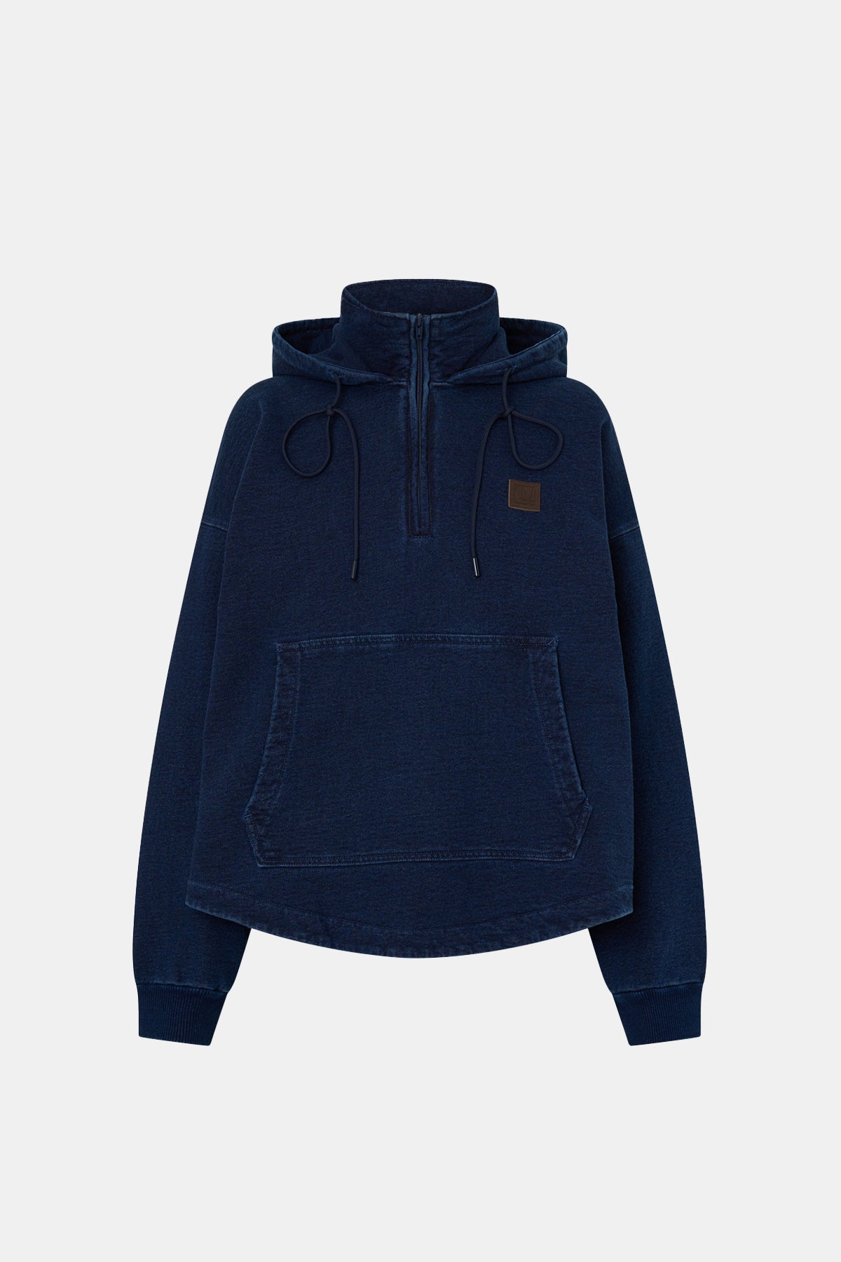 Gravitas Zip Up Denim Yarn Hoodie