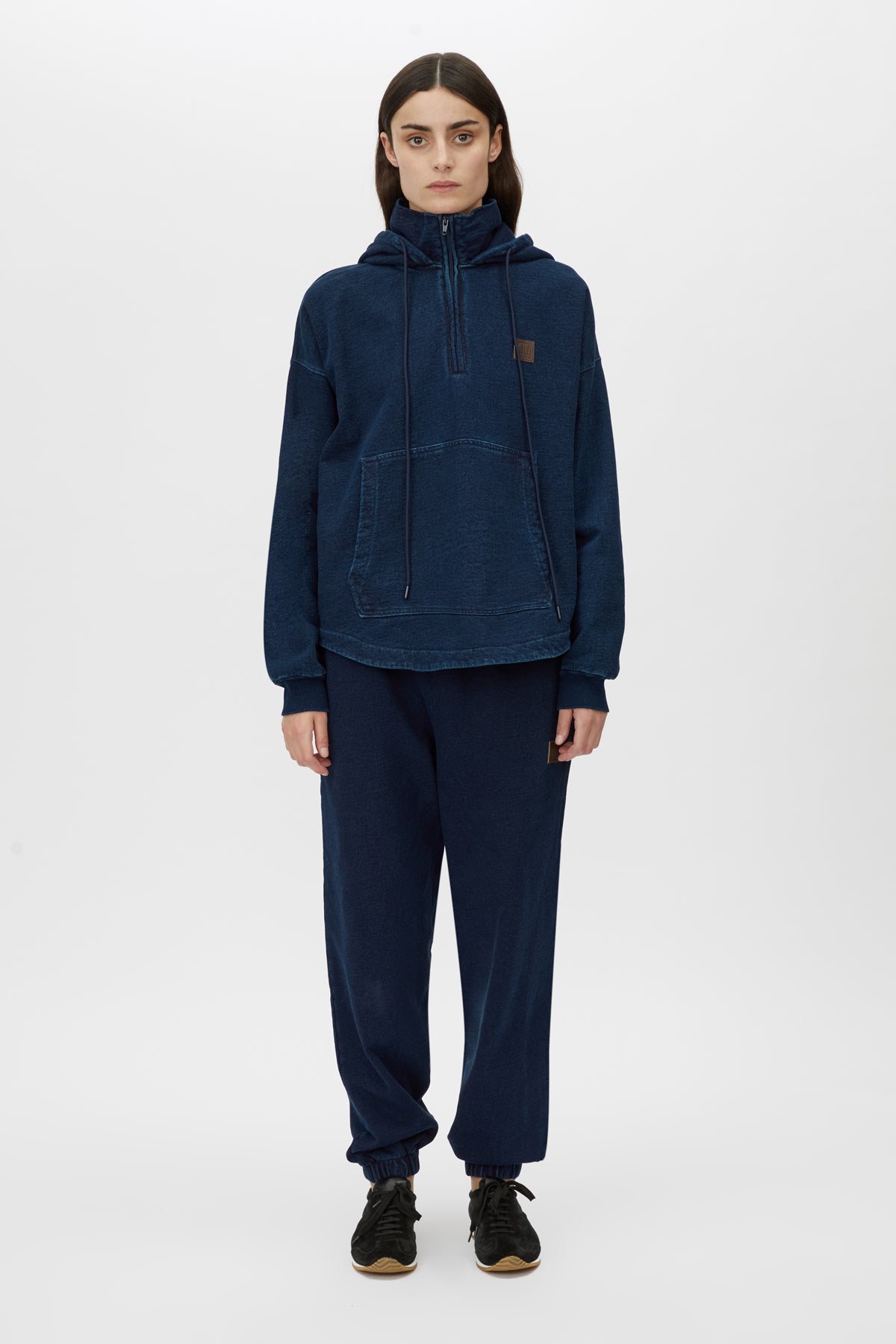 Gravitas Zip Up Denim Yarn Hoodie