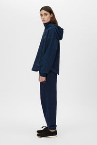 Gravitas Zip Up Denim Yarn Hoodie