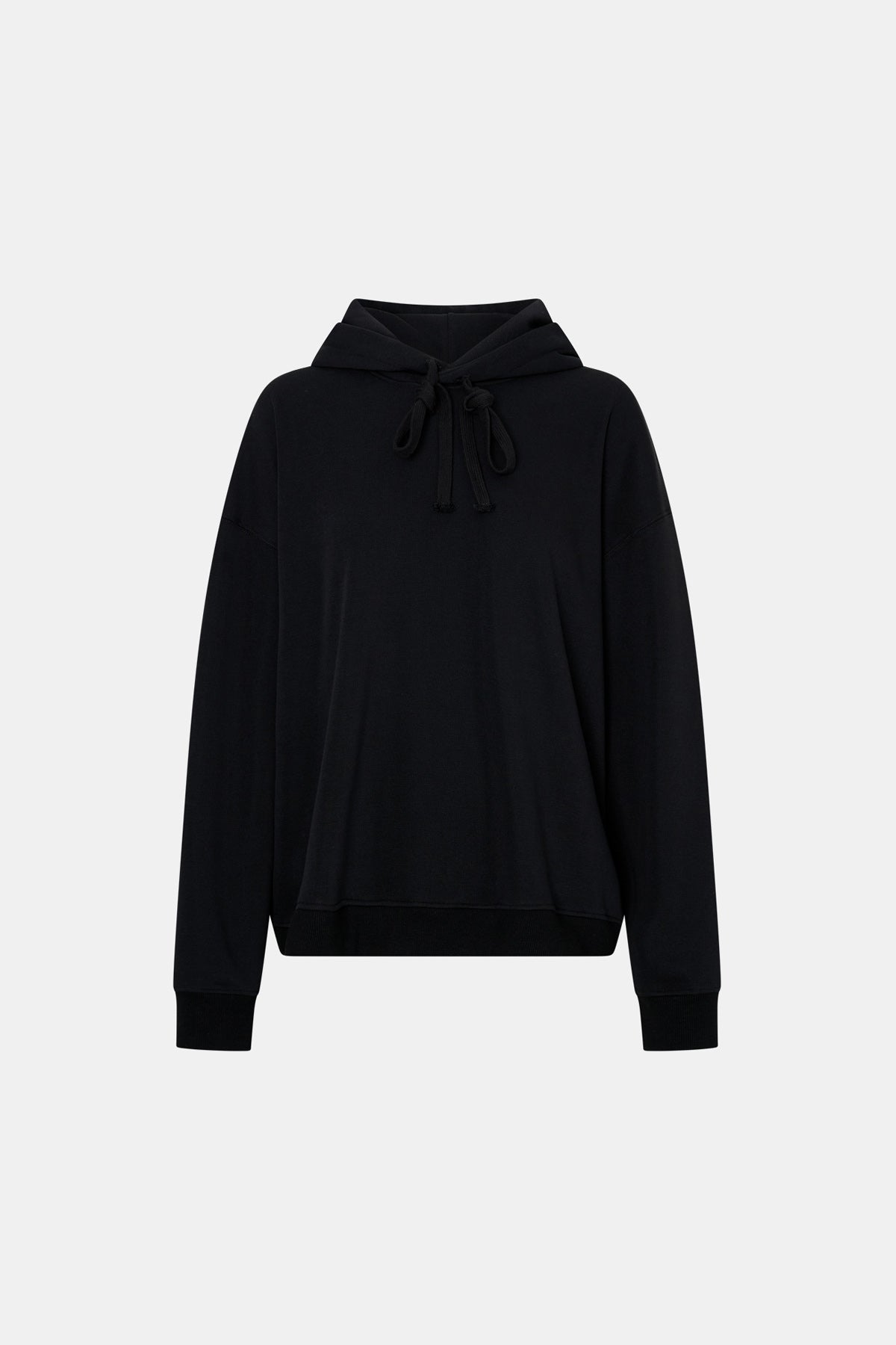 Grid Flocking Logo Hoodie