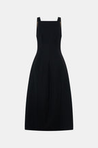Helix Back Detail Midi Dress