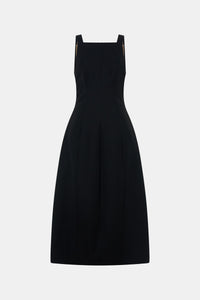 Helix Back Detail Midi Dress