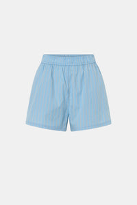 Ghost view CAMILLA AND MARC Jenie short in baby blue stripe.