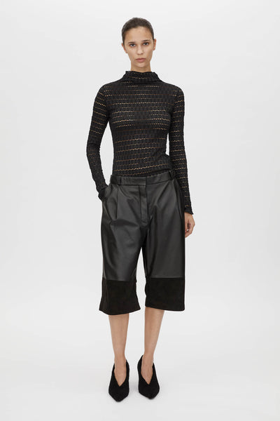 Jet Long-Sleeve Top in Black - CAMILLA AND MARC® C&M