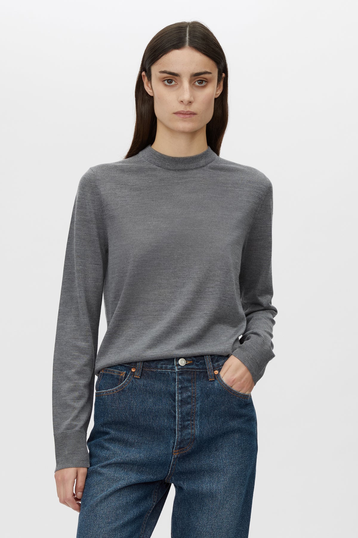 Leona Classic Crew Neck Sweater