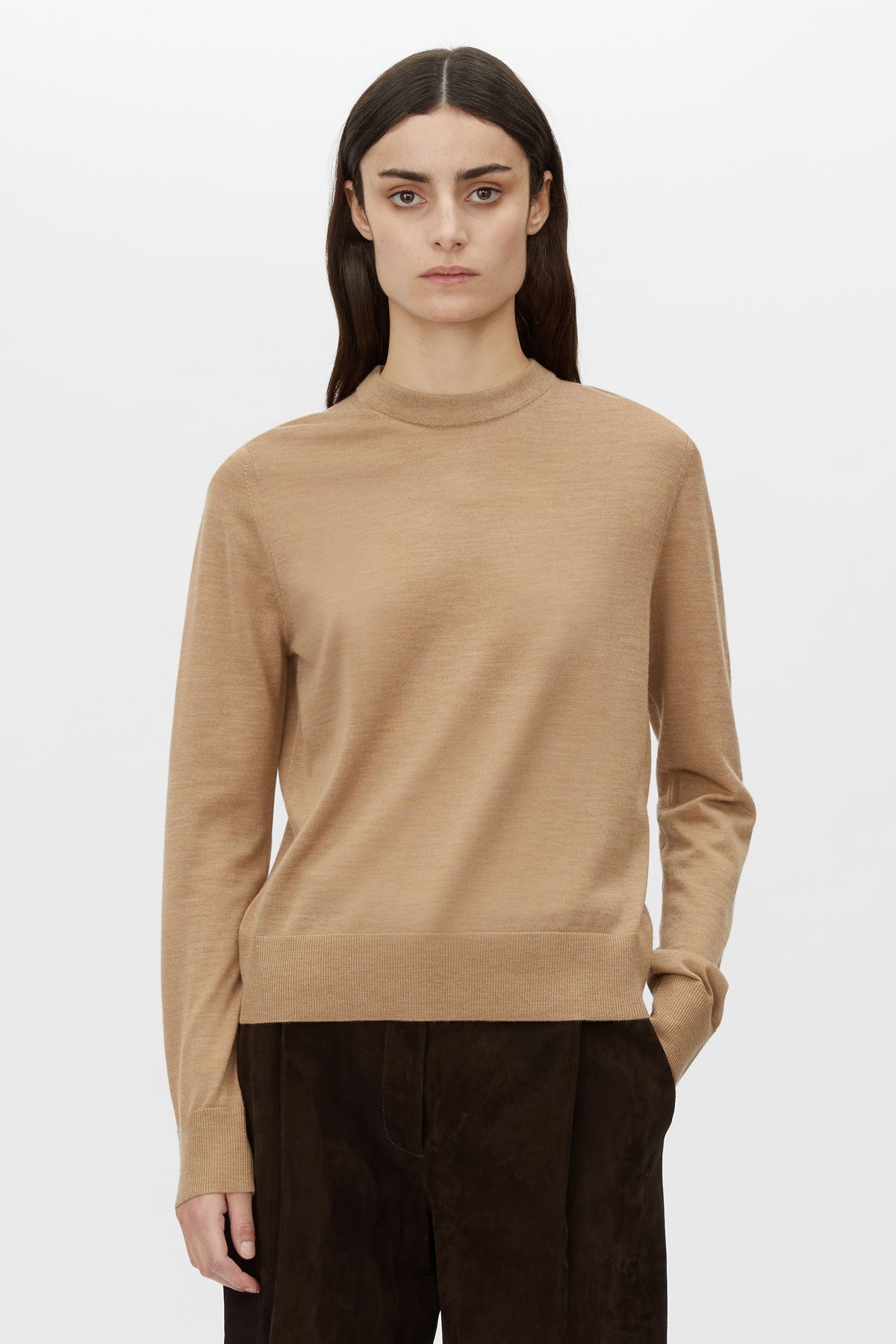 Leona Classic Crew Neck Sweater