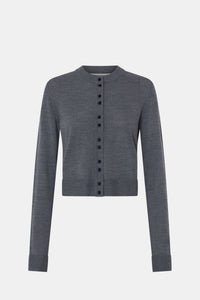 Ghost view CAMILLA AND MARC Leona knit cardigan in charcoal marle.