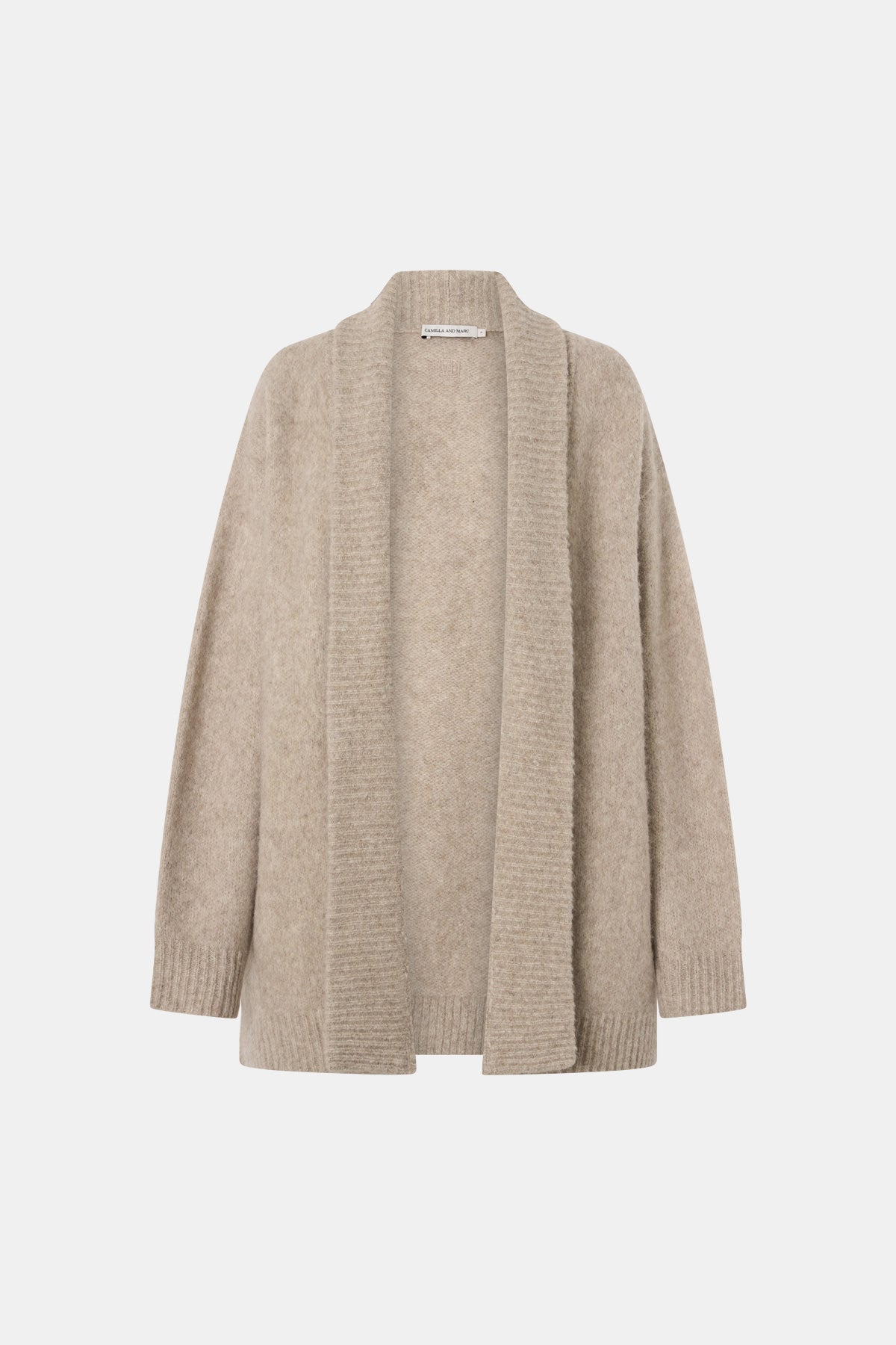 Leonie Knit Cardigan in Oatmeal Marle - CAMILLA AND MARC® C&M