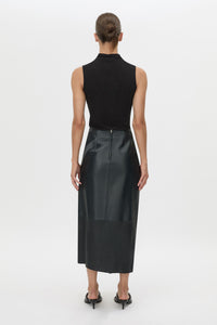 Lido Leather Skirt