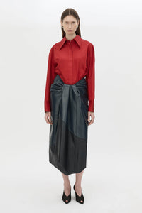 Lido Leather Skirt