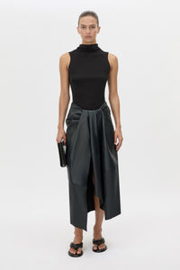 Lido Leather Skirt