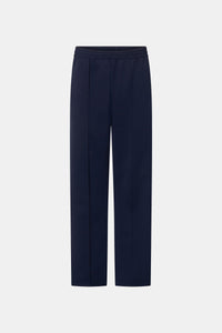 Ghost view CAMILLA AND MARC Locus Scuba Pant in Midnight with a mid‑rise fit and side‑stripe tape.