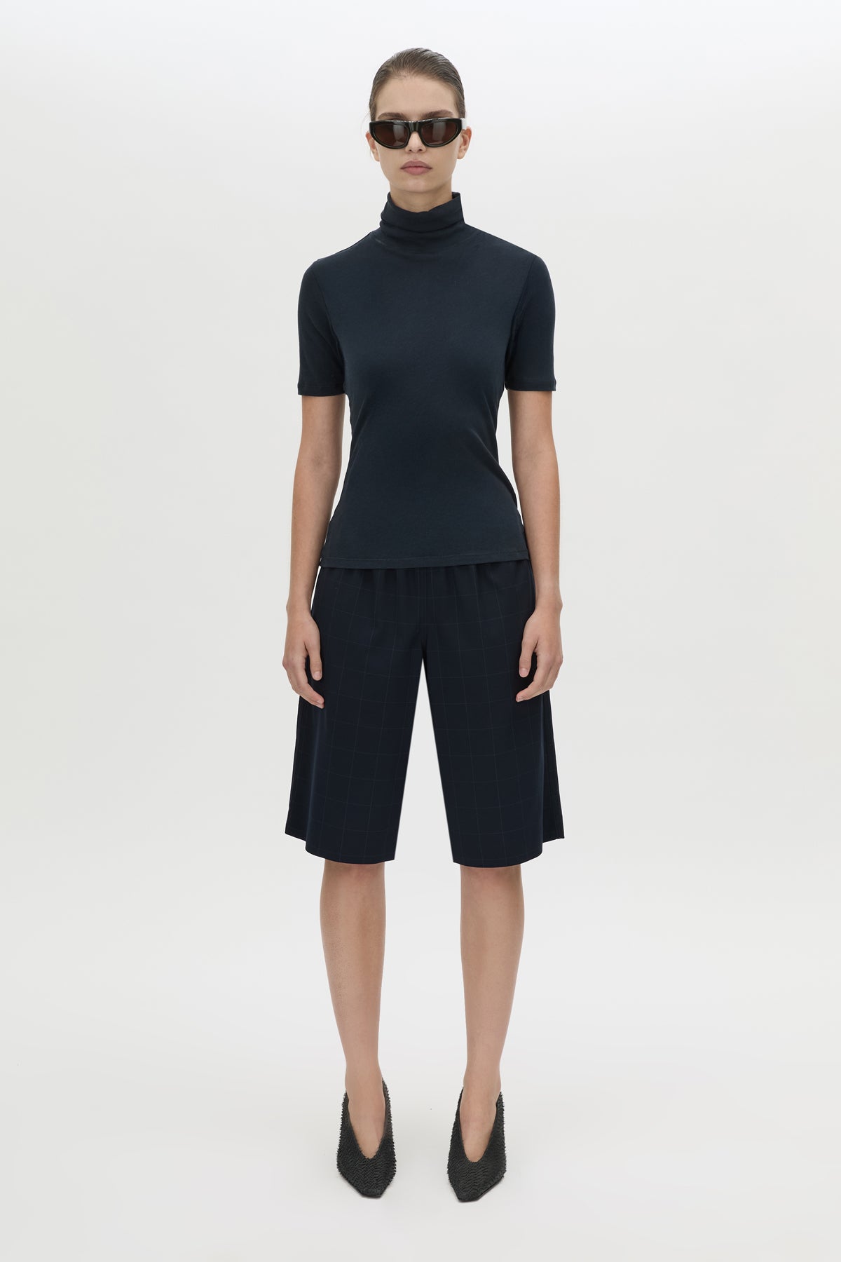 Lourdes Check Soft Short